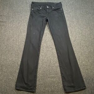 Citizens of Humanity Y2K Women 28 Black Bootcut Jeans Low Rise Distressed